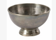 "Cadence" Metal Compote Bowl - Silver Pedestal Container for Floral Arrangements-73231-00 Pioneer Imports