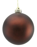Matte Chocolate Brown Ornament Ball 150mm Decor-XH1007EG Craig Bachman