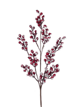 31" Snow Red Berry Spray - Festive Winter Decoration for Home and Crafts-83571 Liberty Floral
