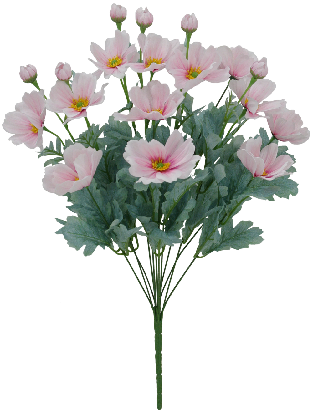 22" Artificial Pink Cosmos Bush – Faux Wildflowers for Wedding Bouquets, Centerpieces & Home Décor-84299-PK