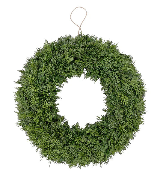 Juniper Wreath | Everyday Greenery Door Decor | 21" Wreath-FF0017 Craig Bachman