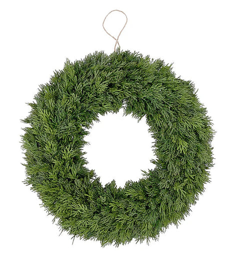 Juniper Wreath | Everyday Greenery Door Decor | 21" Wreath-FF0017 Craig Bachman