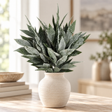 Snowy Olive Leaf Bush | Frosted Winter Greenery Filler | 20" Bush-85953 Golden Bell