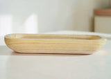 Paulownia Wood Oval Tray Decorative Dough Bowl Style Centerpiece Tray-AW212918 Craig Bachman
