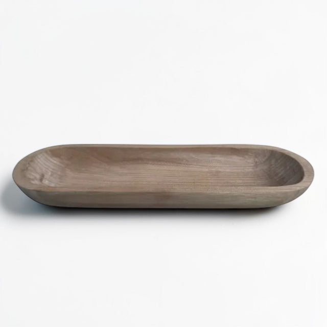 Honey Brown Paulownia Wood Decorative Tray Dough Bowl Style-AW984530 Craig Bachman