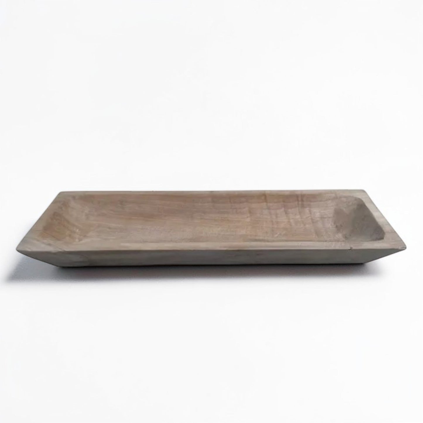 Honey Brown Paulownia Wood Rectangular Decorative Tray Centerpiece Base-AW984730 Craig Bachman