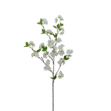 35” Artificial Cherry Blossom Spray – Faux Floral Branch in Pink or Cream for Home & Wedding Décor