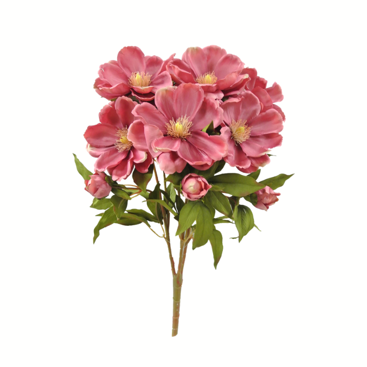 Artificial Mauve Magnolia Bush with 9 Stems-52371-MV Golden Bell