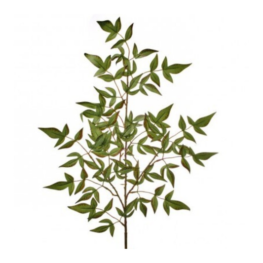 38.5" Artificial Green Nandina Spray - Faux Greenery Stem (MTF24144)