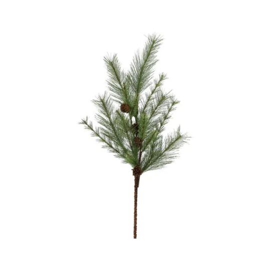 30" Mixed Pine and Pinecone Artificial Spray – Winter Greenery for Wreaths & Arrangements-XX8333 Craig Bachman