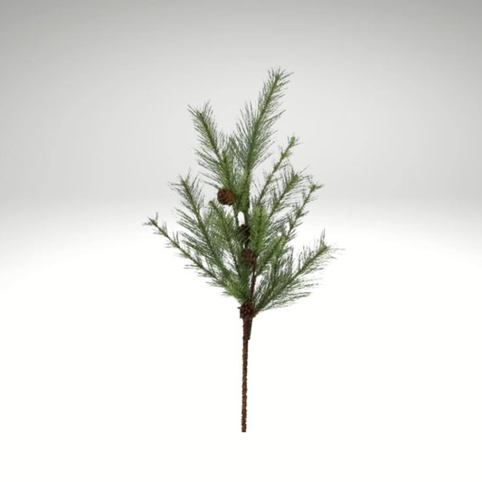 30" Mixed Pine and Pinecone Artificial Spray – Winter Greenery for Wreaths & Arrangements-XX8333 Craig Bachman