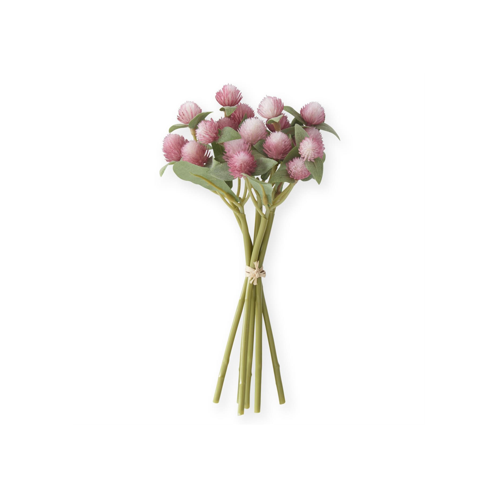Artificial Pink Globe Amaranth Berry Floral Bundle 10 Inch Faux Floral Stems-17922A-Pk K & K Interiors