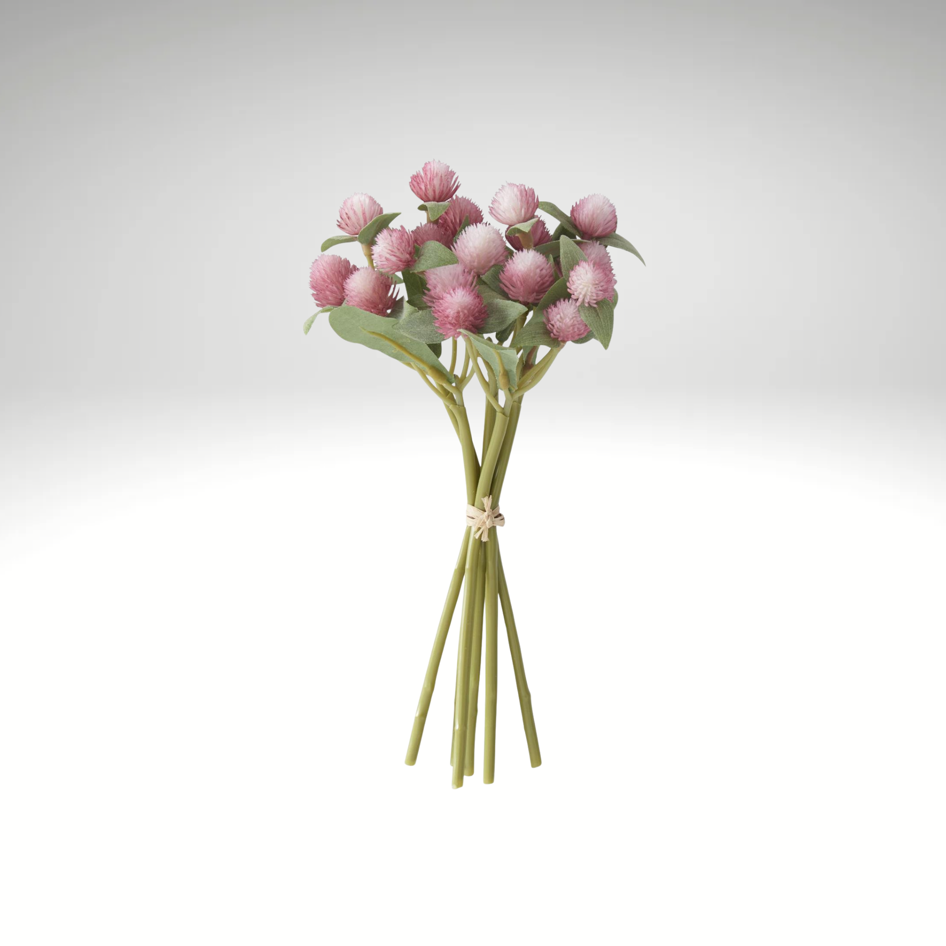Artificial Pink Globe Amaranth Berry Floral Bundle 10 Inch Faux Floral Stems-17922A-Pk K & K Interiors