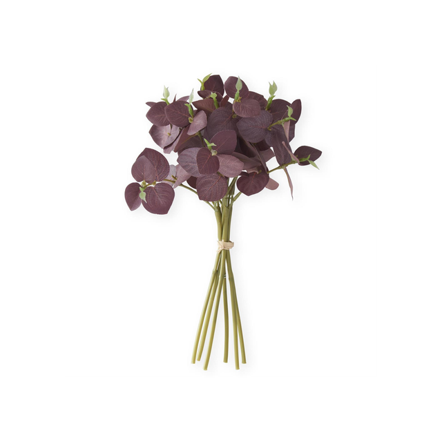 Artificial Purple Eucalyptus Bundle 12 Inch Faux Greenery-17870A K & K Interiors