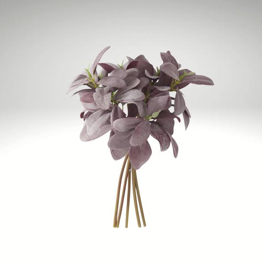 Artificial Purple Lambs Ear Bundle 10.5 Inch Faux Greenery-17791A-PU K & K Interiors