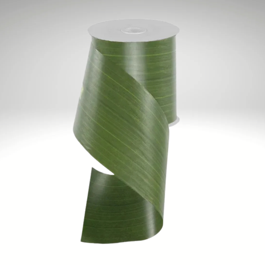 Aspid Waterproof Floral Ribbon Moss Green | 4.25"x50yd Florist Ribbon Craig Bachman