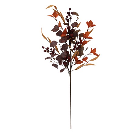 Artificial Autumn Leaf and Berry Spray — 33 Inch Fall Wreath Supply-65714 Golden Bell