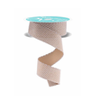 Beige White Harlequin Wired Ribbon | Gingerbread Christmas Ribbon | 1.5" x 10yd-RGF169501 Craig Bachman
