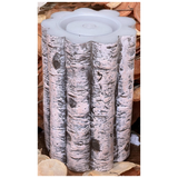 4x8 Birch Stick Fountain Candle Rustic Flameless Home Decor Accent-LC3290 Fantastic Craft