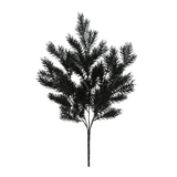 20" Black Pine Glitter Bush – Gothic Christmas & Halloween Greenery-84345-BK Golden Bell