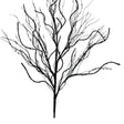 Artificial Black Twig Spray — 30 Inch Halloween Wreath Supply for Gothic Wreaths, Moody Centerpieces, and Dark Floral Designs-57430BK Liberty Floral