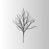 Artificial Black Twig Spray — 30 Inch Halloween Wreath Supply for Gothic Wreaths, Moody Centerpieces, and Dark Floral Designs-57430BK Liberty Floral