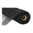 Black Border Stripe Deco Mesh 10.25 Inch x 10 Yards-RY811402 TCT Crafts
