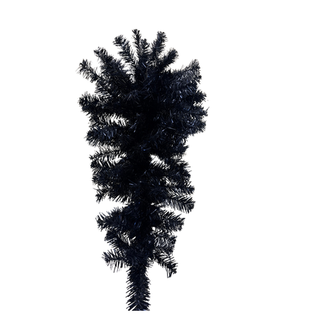 24" Black Teardrop Swag - Artificial Halloween Greenery-82298-BK Golden Bell