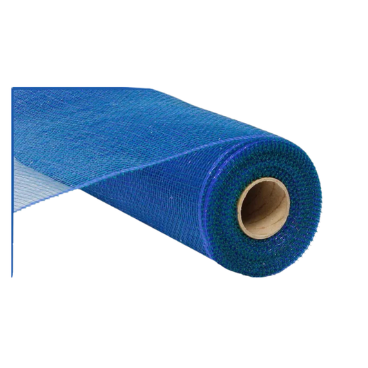 Peacock Blue Two Tone Deco Mesh 10 Inch x 10 Yards-RE1300MX Craig Bachman
