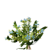 Blue or Yellow Wildflower Filler Bush 12 Inch Faux Floral Stem-28000BH Sullivans