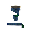 Navy Emerald Plaid Ribbon | Wired Christmas Plaid Ribbon | 1.5" x 10yd-LX130173 Craig Bachman