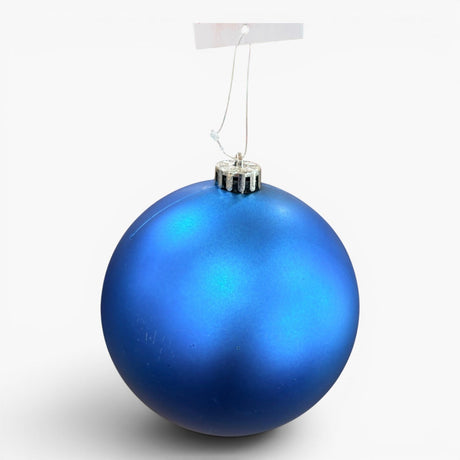 6 Inch Matte Blue Shatterproof Christmas Ornament for Tree and Crafts-LJ34832 Vickerman