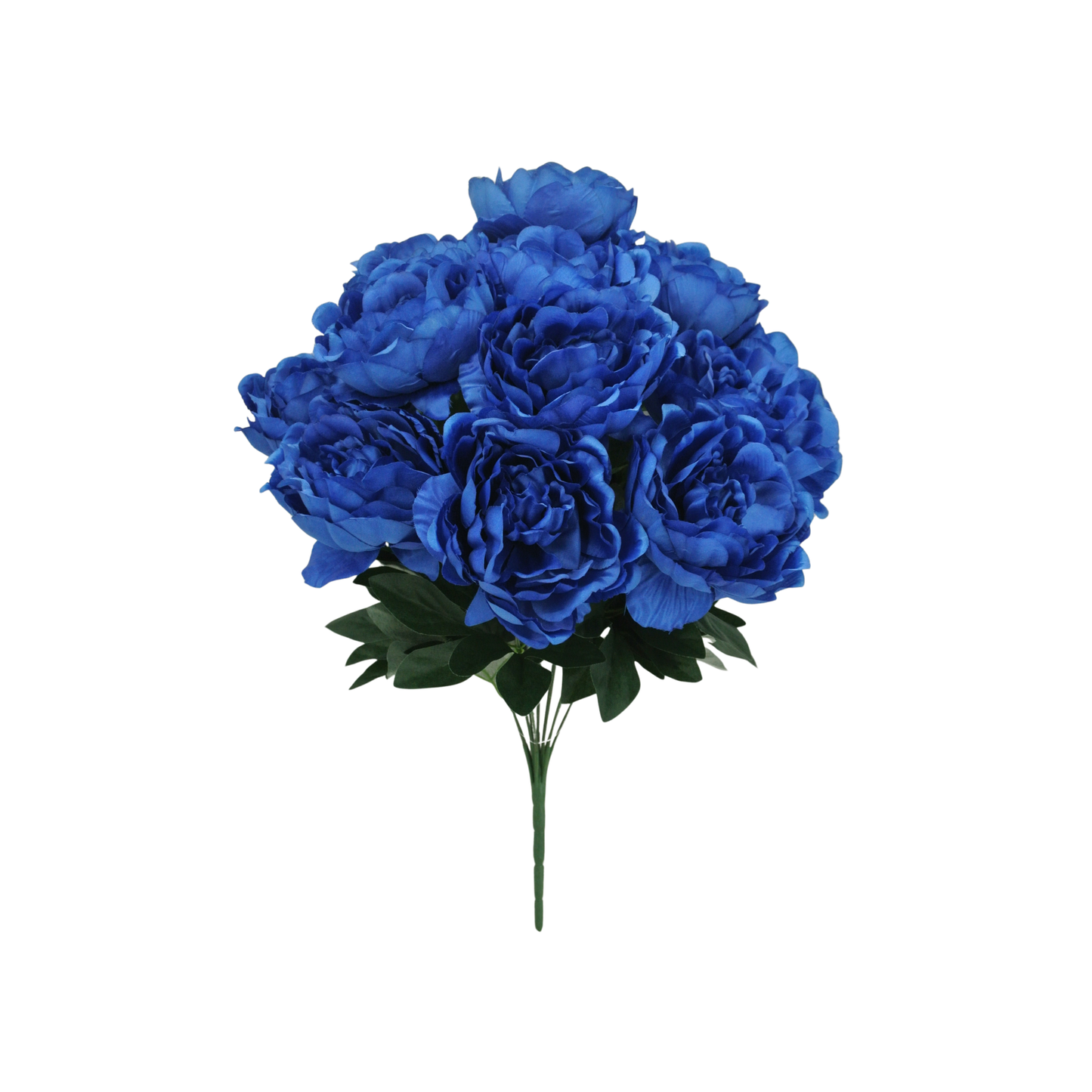 20 Inch Artificial Blue Peony Bush with 12 Stems for Arrangements-84859-RO.BLUE Golden Bell