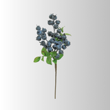 14" Navy Rosehip Berry Cluster for Christmas Arrangements-B1604-NV Select Artificials