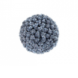 Iced Blue Berry Ball Ornament | Glittered Christmas Sphere | 6" Diameter-228950 Direct Export