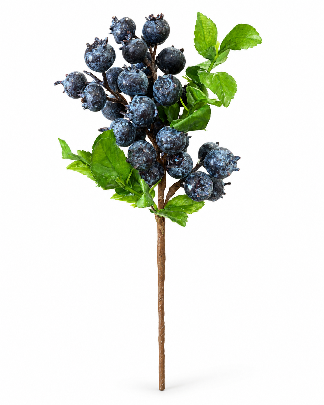 14" Navy Rosehip Berry Cluster for Christmas Arrangements-B1604-NV Select Artificials
