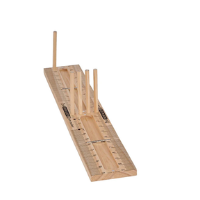 Em's Bow and Go Solid Wood Bow Maker — 22 Inch Wreath and Ribbon Bow Making Tool-MT1087 Craig Bachman