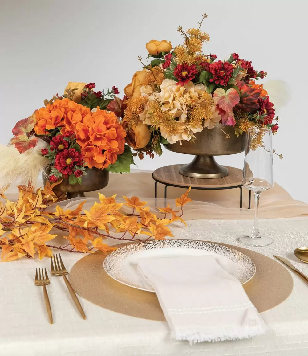 Bronze Metal Compote Bowl 6 Inch for Floral Arrangements and Wedding Decor-73385-00 Pioneer Imports