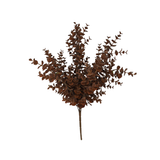 Brown Eucalyptus Bush | Fall Rust Foliage Filler | 20" Bush-85942-BRN Golden Bell