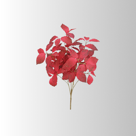 20.5" Burgundy Elm Leaf Spray for Fall Floral Arrangements-FL7567-BU Select Artificials