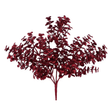 12" Burgundy Glitter Boxwood Bush-XS250505 Craig Bachman