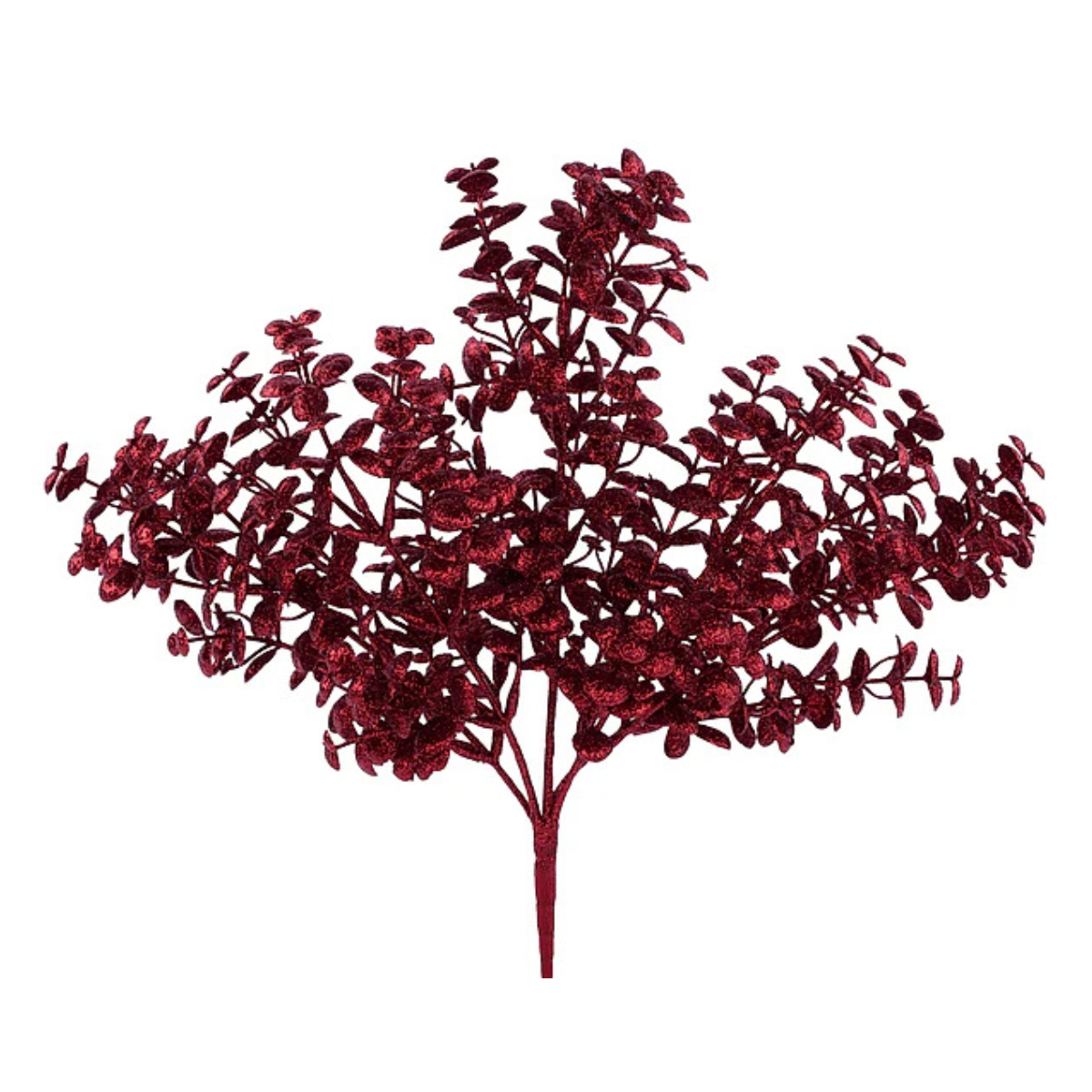 12" Burgundy Glitter Boxwood Bush-XS250505 Craig Bachman