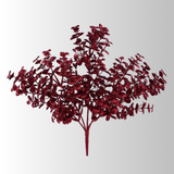 12" Burgundy Glitter Boxwood Bush-XS250505 Craig Bachman