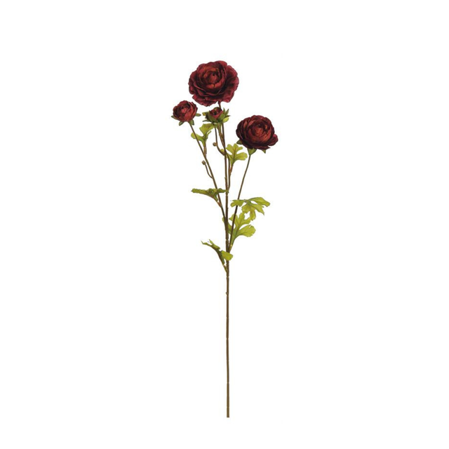 26" Burgundy Ranunculus Spray for Fall Floral Arrangements-5934-BU Select Artificials