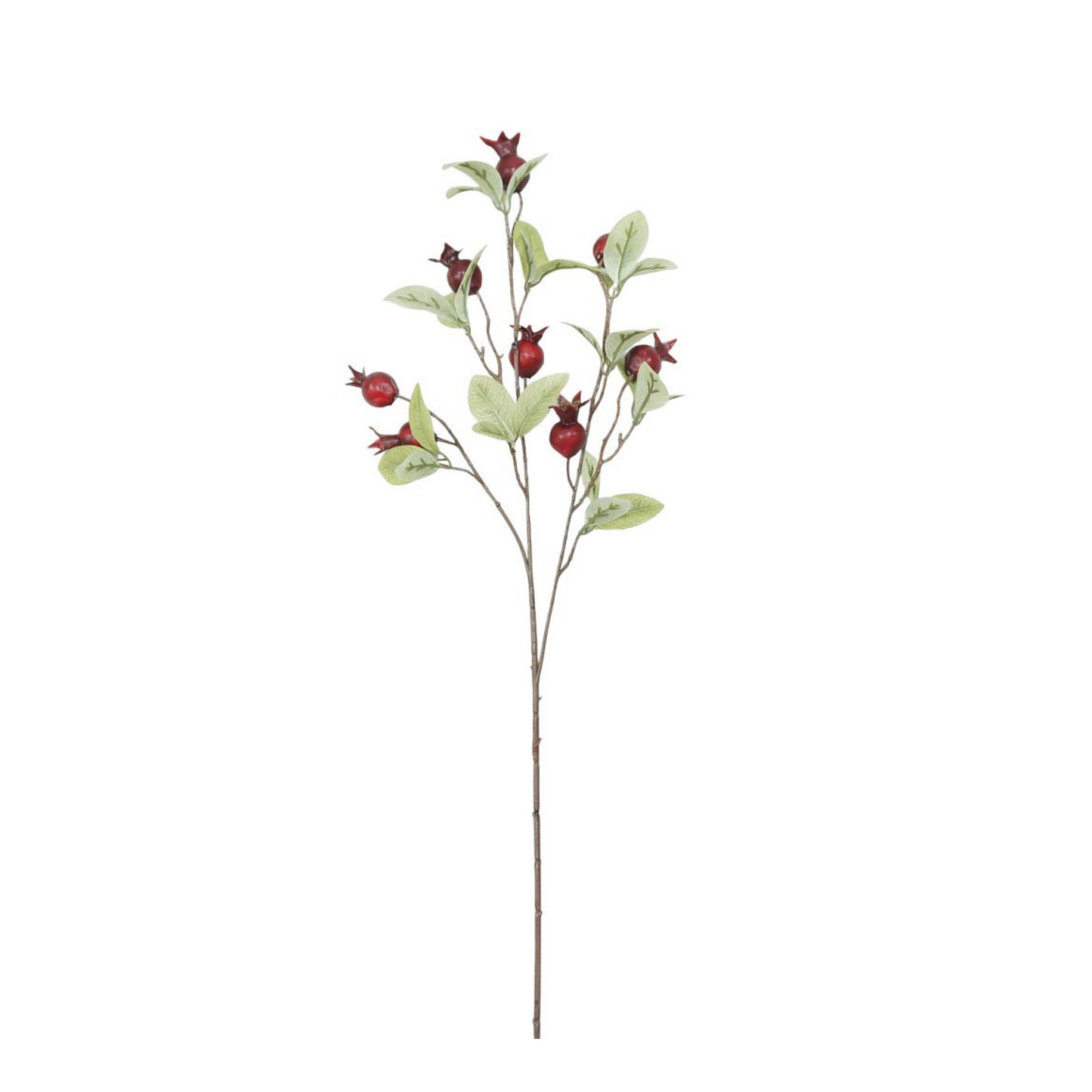30" Burgundy Rose Hip Spray – Artificial Rosehip Stem-224905 Direct Export