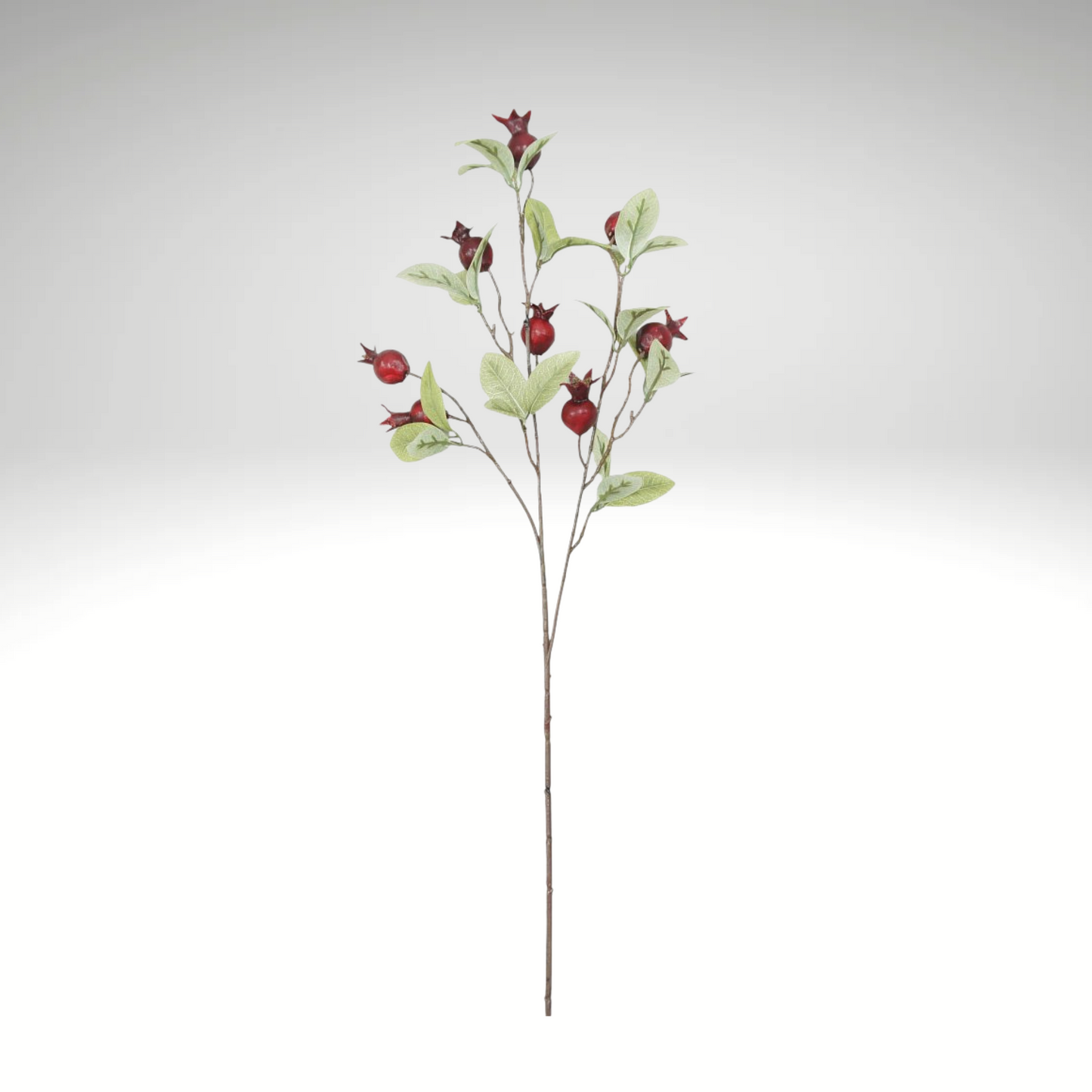 30" Burgundy Rose Hip Spray – Artificial Rosehip Stem-224905 Direct Export