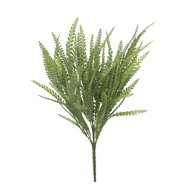 21” Artificial Button Fern Bush – Faux Greenery for Home, Wedding, & DIY Floral Arrangements-80398