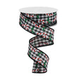 Candy Cane Holly Gingham Ribbon 1.5 Inch x 10 Yard Wired Christmas Ribbon-RGA1145L6 Craig Bachman