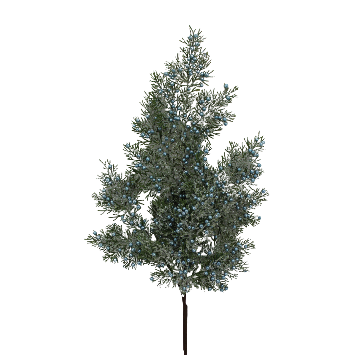 32" Frosted Cedar Spray with Blue Berries-85775-BL Golden Bell