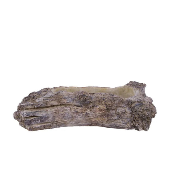 Driftwood Cement Planter 13 Inch Rustic Container-MX027631 Craig Bachman